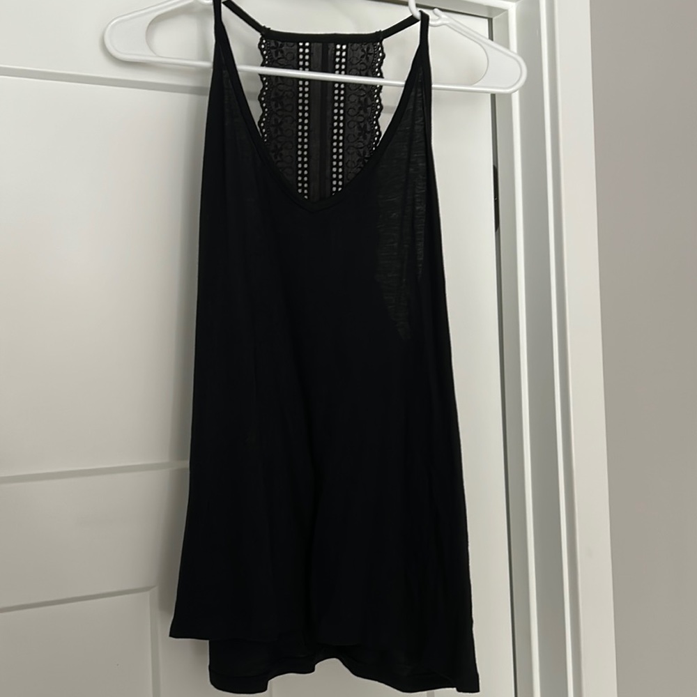Banana Republic Black racer back tank top